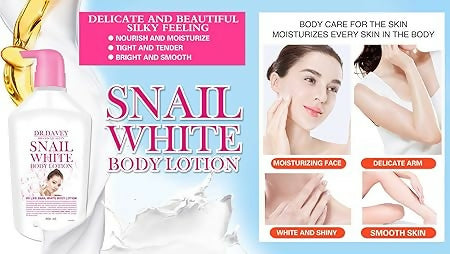 Snail Whitening Moisturizing Skin Body Lotion