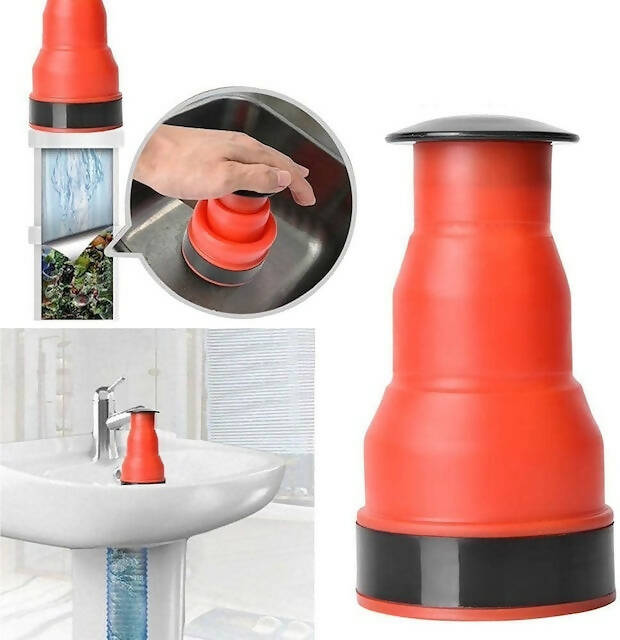 Clog Canon Pressure Unblocker, Clog Remover Plunger, Kitchen Sink Drain Pipe, Cannon High Pressure Manual Air Power Drain Blaster Pump