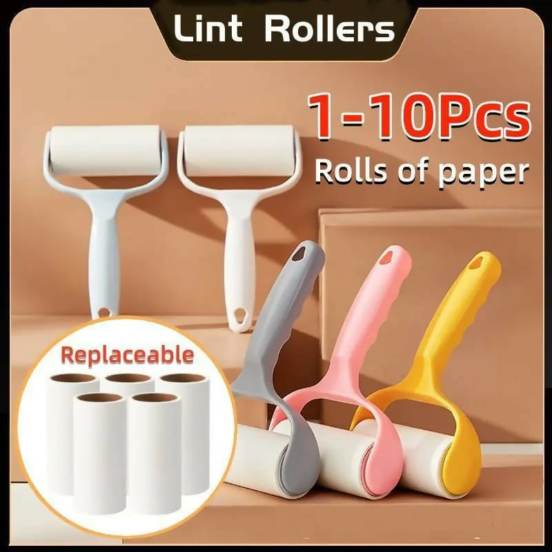 Sticky lint roller