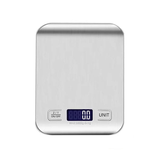 5Kg Digital Kitchen Scale – Silver/Pink