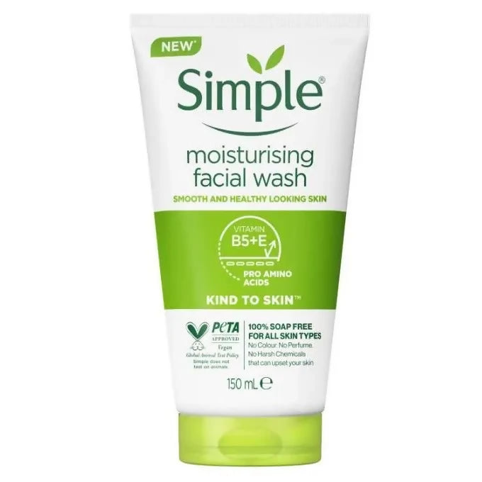 Simple Kind To Skin Moisturizing Facial Wash