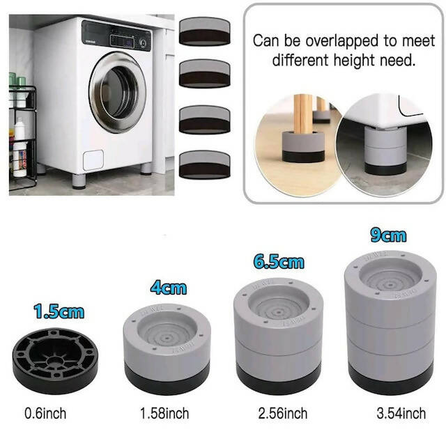 Universal Shock and Noise Cancelling Anti-Vibration Pads