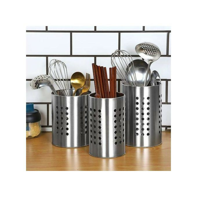 Stainless steel cutlery holder spoons
