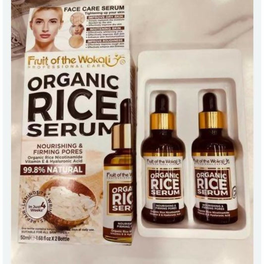 fruit of wokali organic rice serum