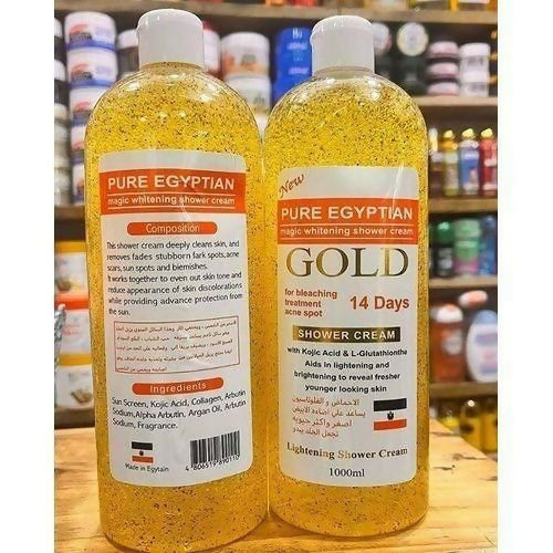 Pure Egyptian Gold magic whitening shower cream gel _1000ml