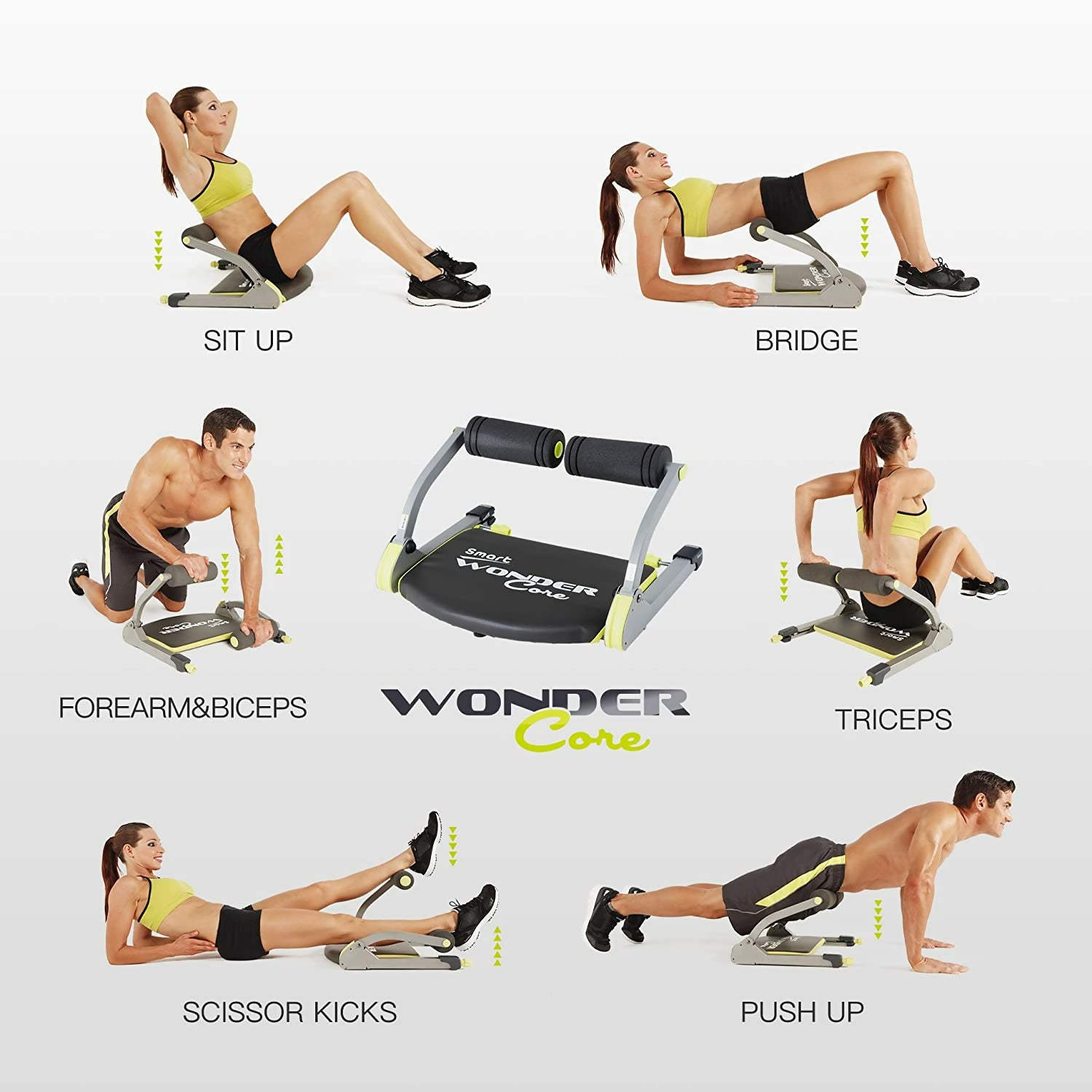 Wonder core smart fitness equipment videos sale