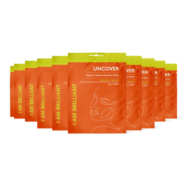 Uncover I am Brilliant Vitamin C Brightening Sheet Mask – 25g