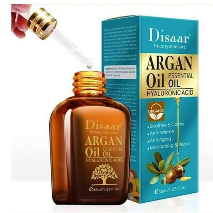 Disaar Argan Oil Essential Oil Face Serum + Facial Cream