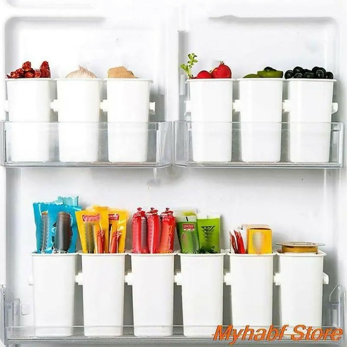 Fridge Organizer Food Fresh Storage Box Refrigerator Side Door Vegetable Fruit Spice Organizer Food Container Kitchen Storage4