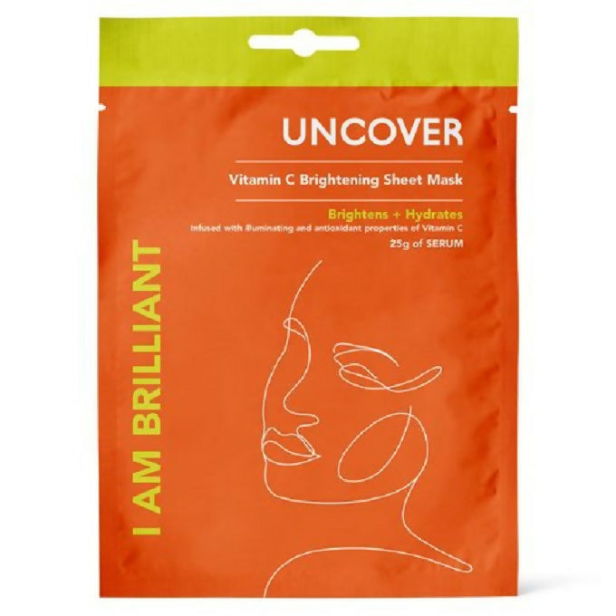 Uncover I am Brilliant Vitamin C Brightening Sheet Mask – 25g