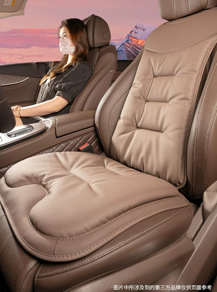 Four Seasons Universal Car Seat Cover Breathable Leather Car Seat Waist Cushion Covers Auto Interior Seats Interior Accessories