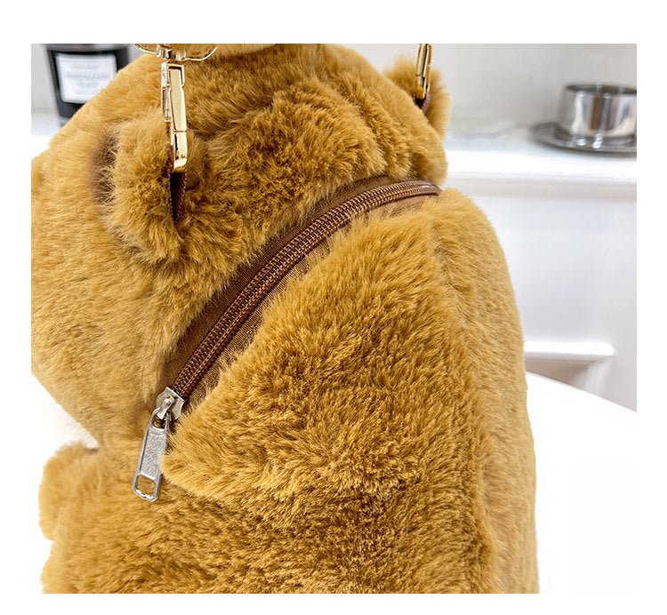 NEW Kawaii Plushie Doll Capybara Plush Backpack Handbag Children's Bag Toy Shoulder Bag Mini Knapsack Bags Gifts For Girlfriend