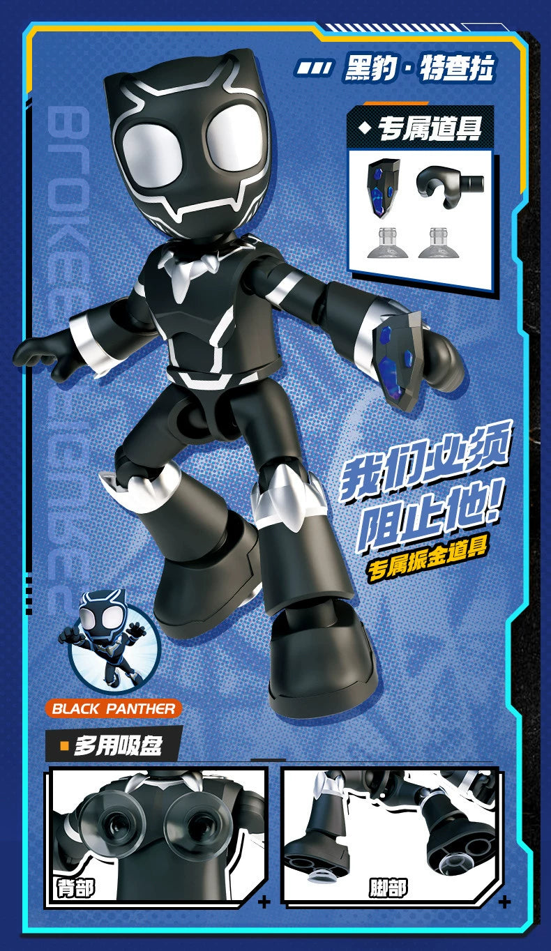 12cm Marvel Spider Amazing Friends 3 Blind box Model kits  Spider Man Peter Parker Miles Gwen  Action Figure Splicing toys