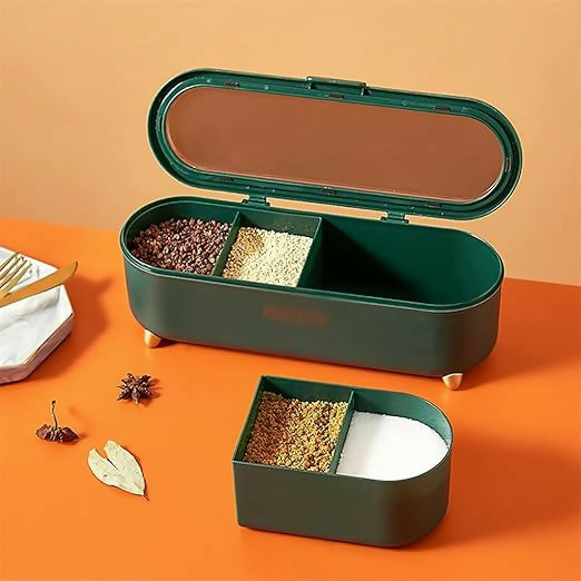 Spice Storage Box – 4 Compartments