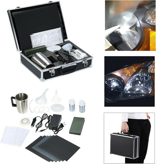 Professional Car Headlight Restoration Full Kit