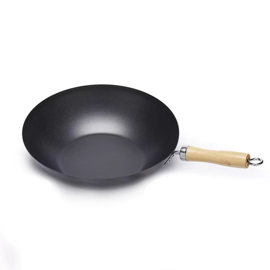 Classic Nonstick Wok – 24cm with Wooden Handle