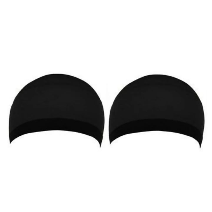 2Pcs Black Stretchy Hair Mesh Wig Cap