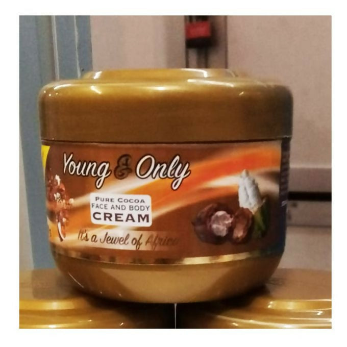 Young & Only Pure Cocoa Face And Body Cream, Anti-Aging Skin Healer