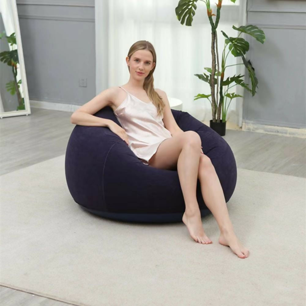 Large Lazy Inflatable sofa Seat / Inflatable Bean Bag with Free Pump