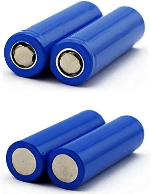 2pcs 18650 Lithium Rechargeable Batteries 3.7v Cylindrical