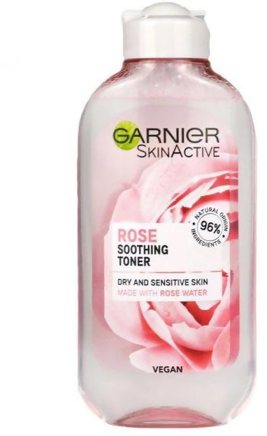 Garnier Natural Rose Water Cleansing Milk and Toner Sensitive Skin