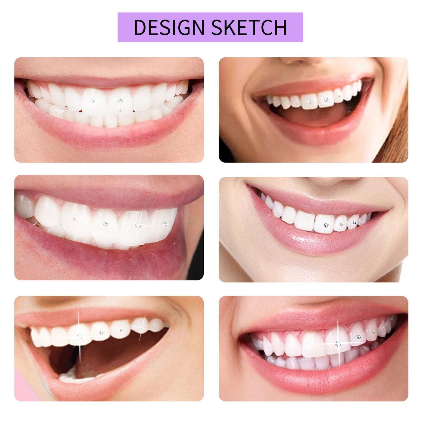 DIY Teeth Ornament With Curing Light Glue Professional Dental Adhesive Gem Crystals Ornaments Easy To Remove Unisex Dental Decor