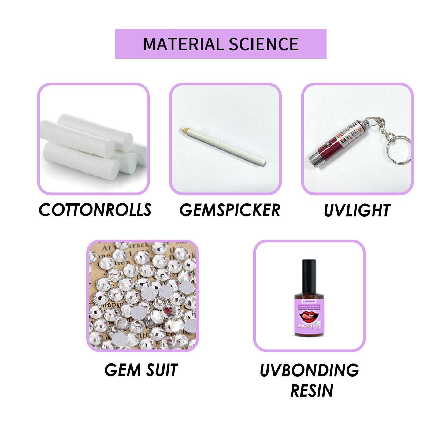 DIY Teeth Ornament With Curing Light Glue Professional Dental Adhesive Gem Crystals Ornaments Easy To Remove Unisex Dental Decor