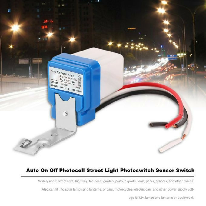 Light Control Switch Automatic Photocell Sensor Street AC