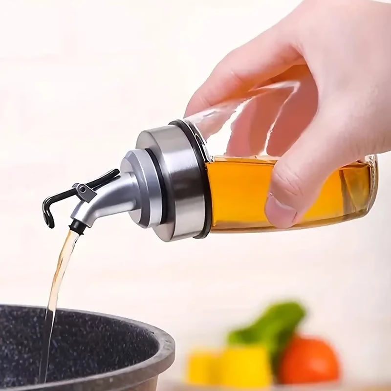 Glass Oil Dispenser Bottle