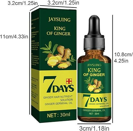 7 Day Hair Growth Oil with Ginger