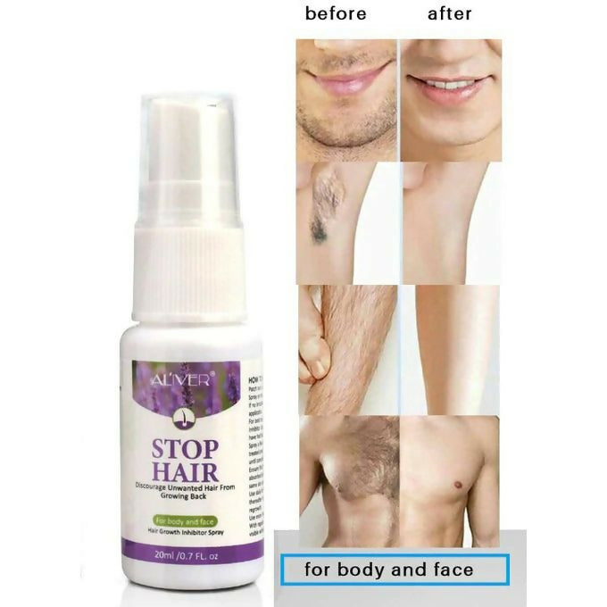 Aliver Powerful Permanent Painless Hair Inhibitor Stop Hair Growth