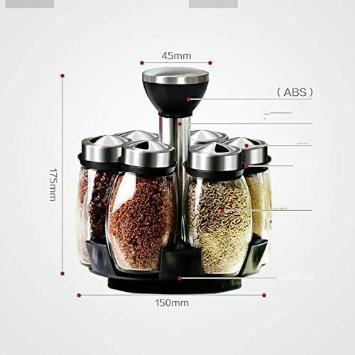 Rotating Spice Jar Set