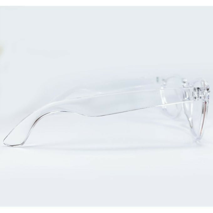 Retro Square Thick Frame Anti Glare Clear Glasses