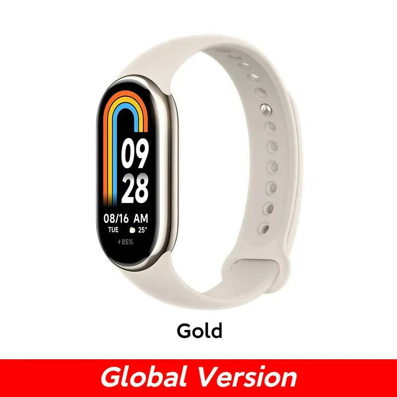 Global Version Xiaomi Smart Band 8 Blood Oxygen Monitor 1.62'' AMOLED Screen 16 Days Battery Life