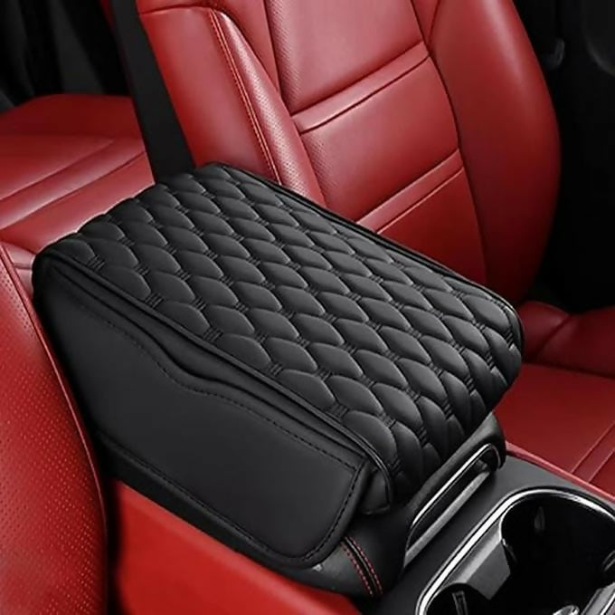 Universal Car Armrest Pad with side storage