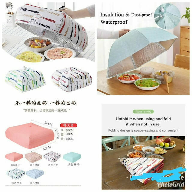 Reusable Aluminum Foil Food Cover with Thermo-Lining