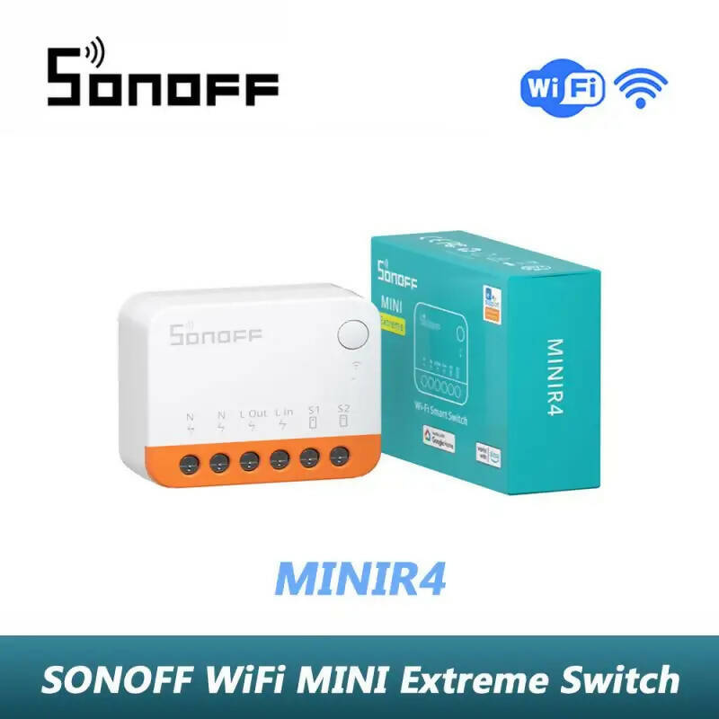 SONOFF MINIR4M Wifi Smart Switch Matter Compatible Wireless Controller Universal Breaker Via Alexa Google Home Voice Control