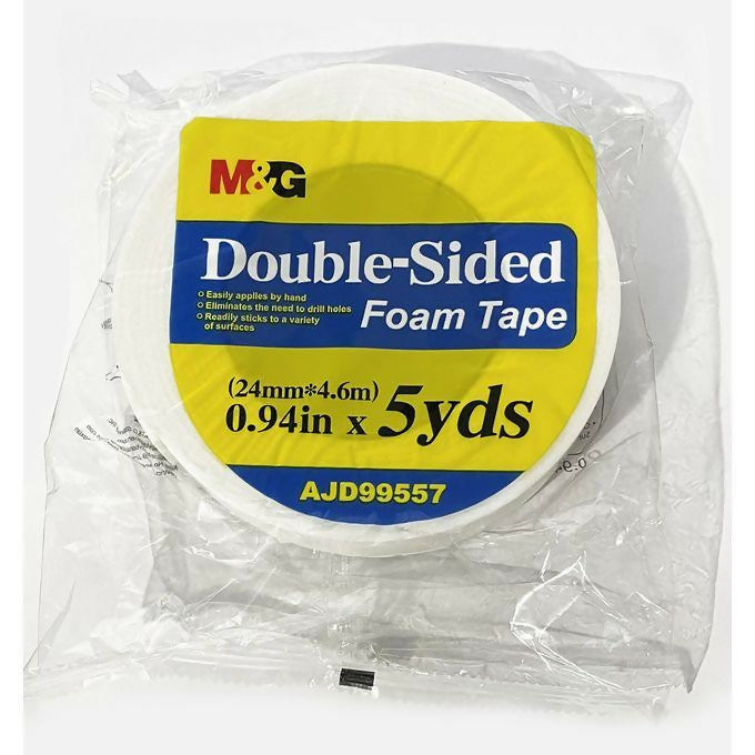 M&G Double-Sided Foam Tapes 24mm * 5 yds Single Pack