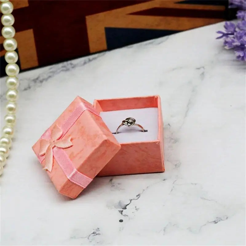 1~10PCS Jewelery Organizers Storage Gift Boxes For Earring Bracelet Necklace European Jewelry Box Princess High Grade Ring Box