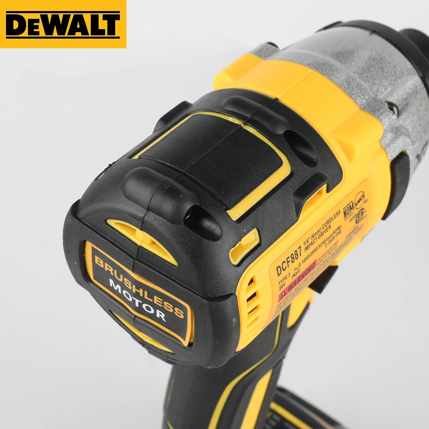 DeWalt DCF887 Cordless Screwdriver Brushless 205N.m Electric Impact Driver Electric Impact Drill For Dewalt 20V Battery