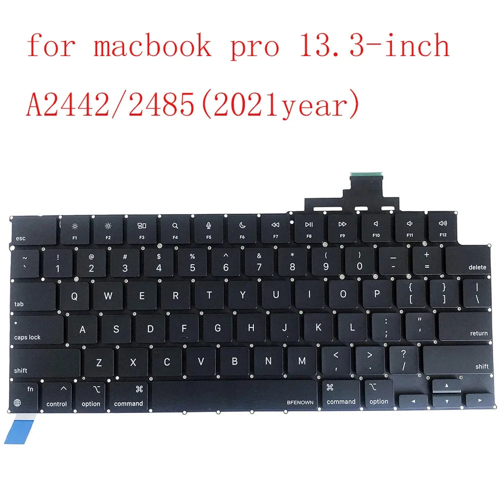 Replacement Keyboard for A1706 A1708 A2141 A2179 A2251 A2337 A2289 A2338 A2442 US Layout