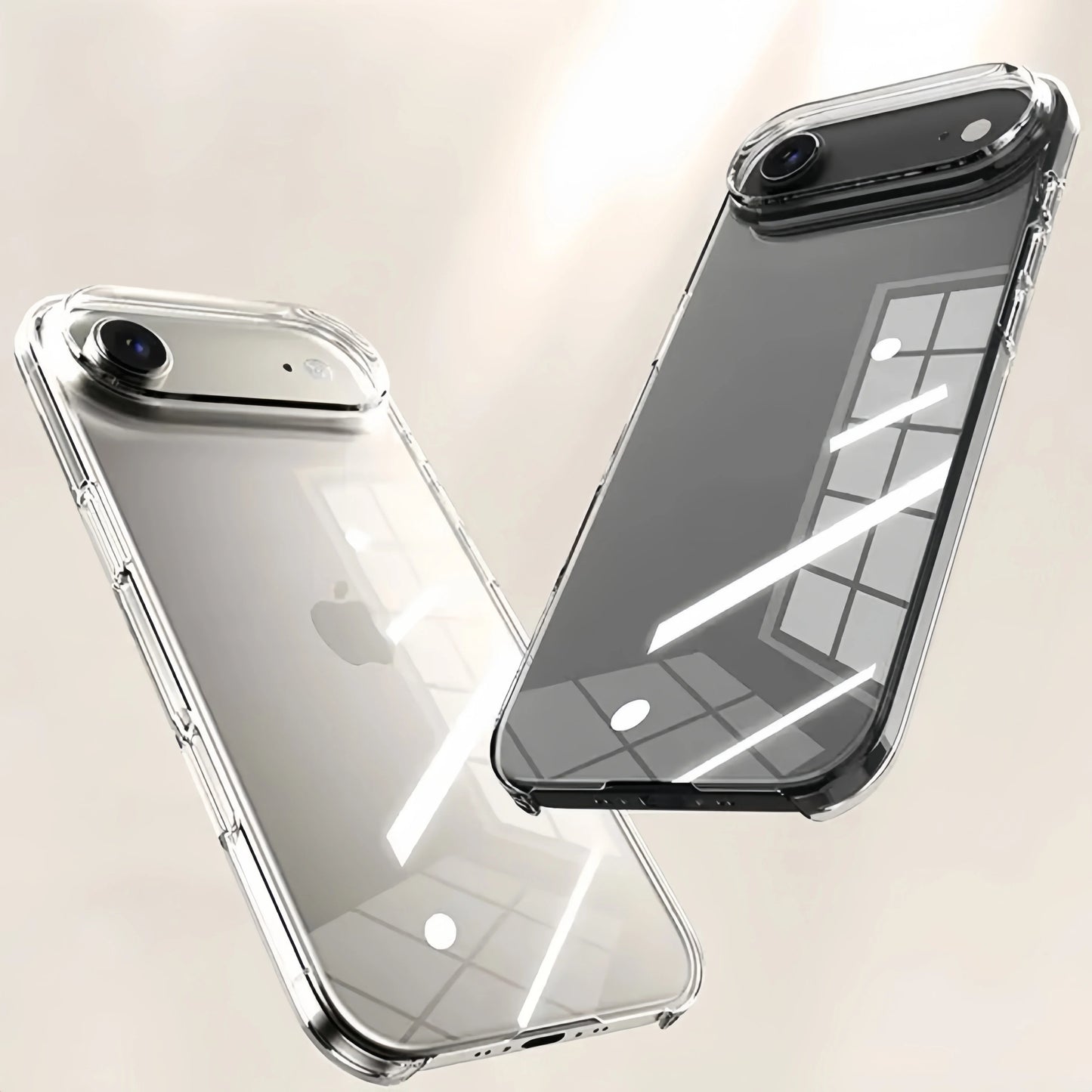 Clear TPU Case for iPhone Air ,Ultra Slim, Shockproof, Anti-Yellowing, Scratch-Resistant , Enhanced Grip-Transparent