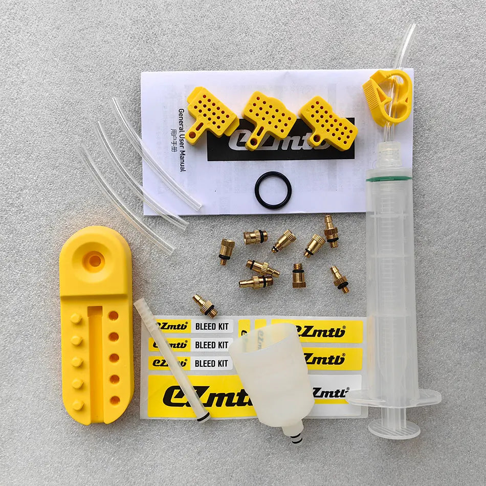 EZmtb 2024 Lite Bicycle Electric Scooter Disc Hydraulic Brake Oil Change and Exhaust Maintenance Repair Tool Bleed Kit Road Bike