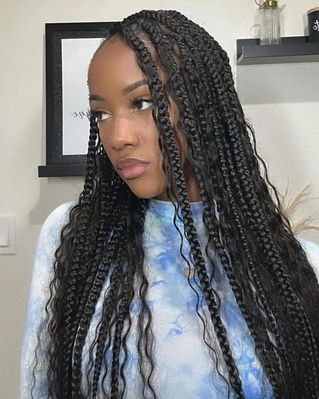 Boho Braids Human Hair Curly Bulk Hair For Braiding Burgundy No Weft Curly Hair Bundles Honey Blonde for Boho Braid Hair