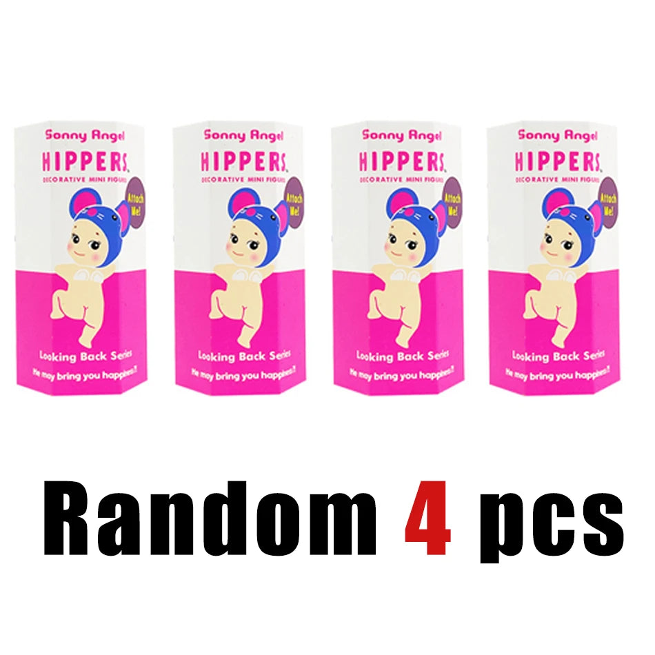 Sonny Angel In Stock Lying Down Hippers Action Figures Cute Mysterious Surprise Toy Anime Model Doll Children Christmas Gifts