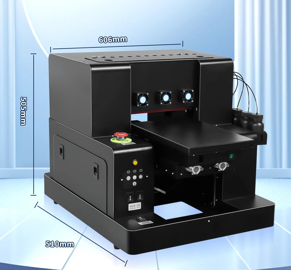 A4 uv dtf printer For Epson xp600 printer head uv dtf sticker printer with laminator for phone case glass acrylic metal uv print