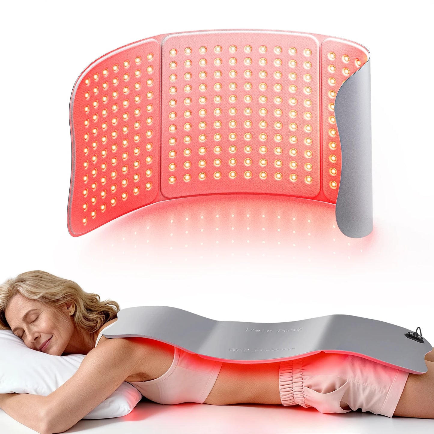 660nm 850nm Wearable Super Large Red Infrared Light Therapy Pad 792pcs LEDs for Human Pet Body Pain Relief L7 Phototherapy Pad
