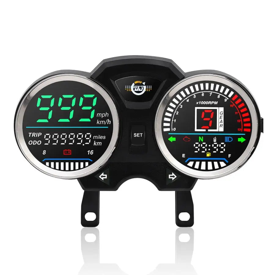 Motorcycle Speedometer Digital LED RPM Table 1-6Gear For GN125 GN150 125cc 150cc