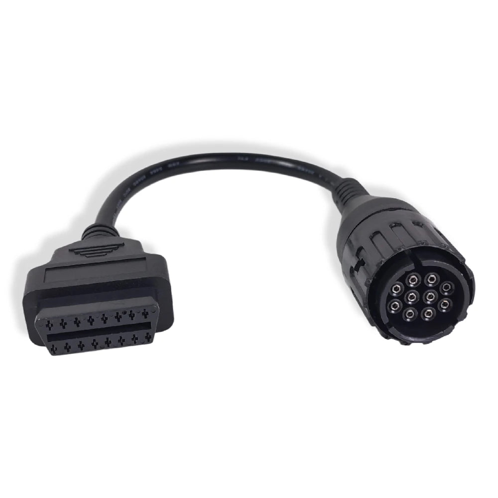 For BMW Motorcycle 10PIN Cable 10 Pin to OBD2 16 PIN Adapter Cable For BMW OBD2 Diagnostic Connector