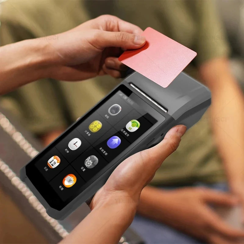 Android 8.1Handheld PDA POS Printer Business Multifunctional Printer Portable Printer Mobile Receipt Bill Thermal Machines New